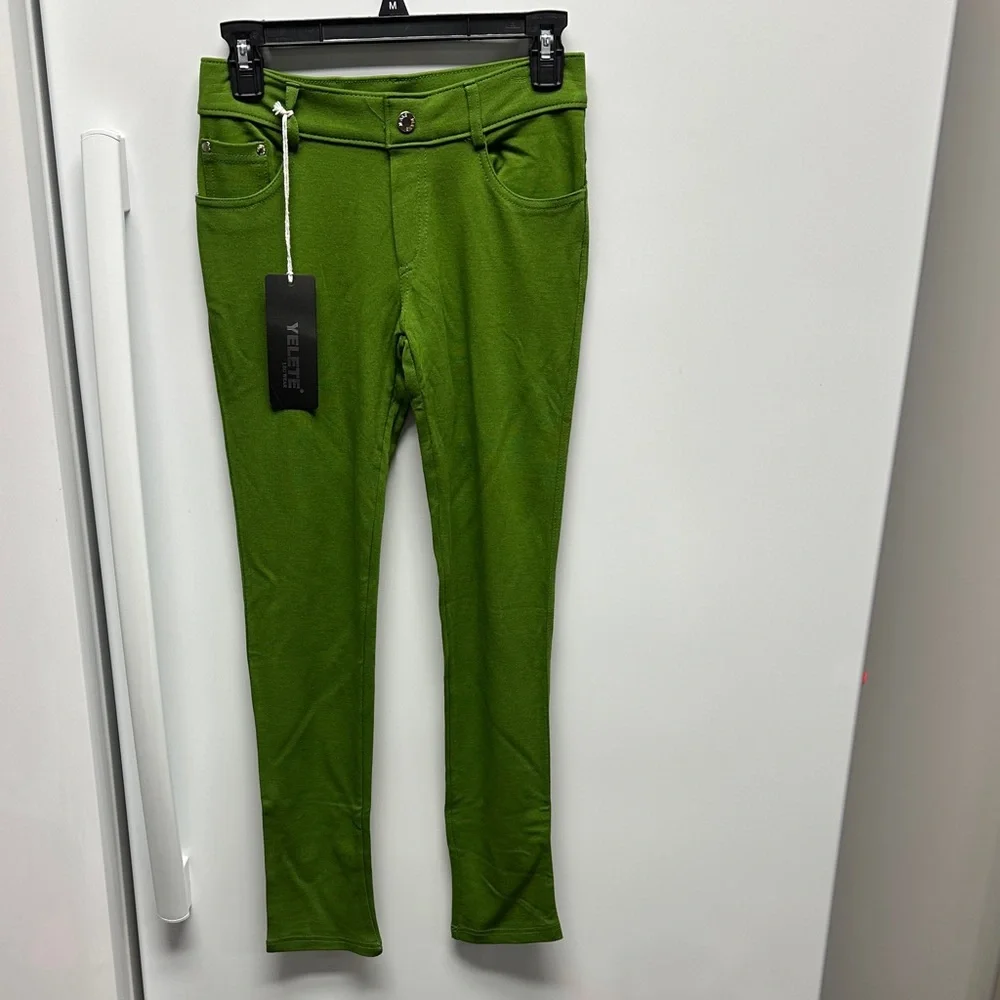 Yelete Green Women Jeggings - Picture 1 of 6